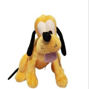 Disney Store Pluto Plush Dog Stuffed Animal 11"